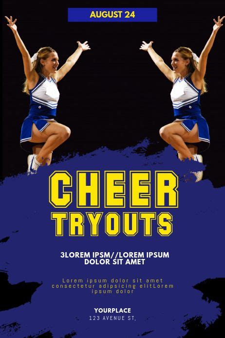 poster ideas for cheerleaders|cheerleading tryout poster.